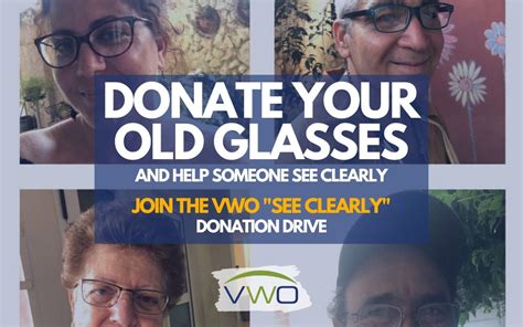 vision aid donate glasses.